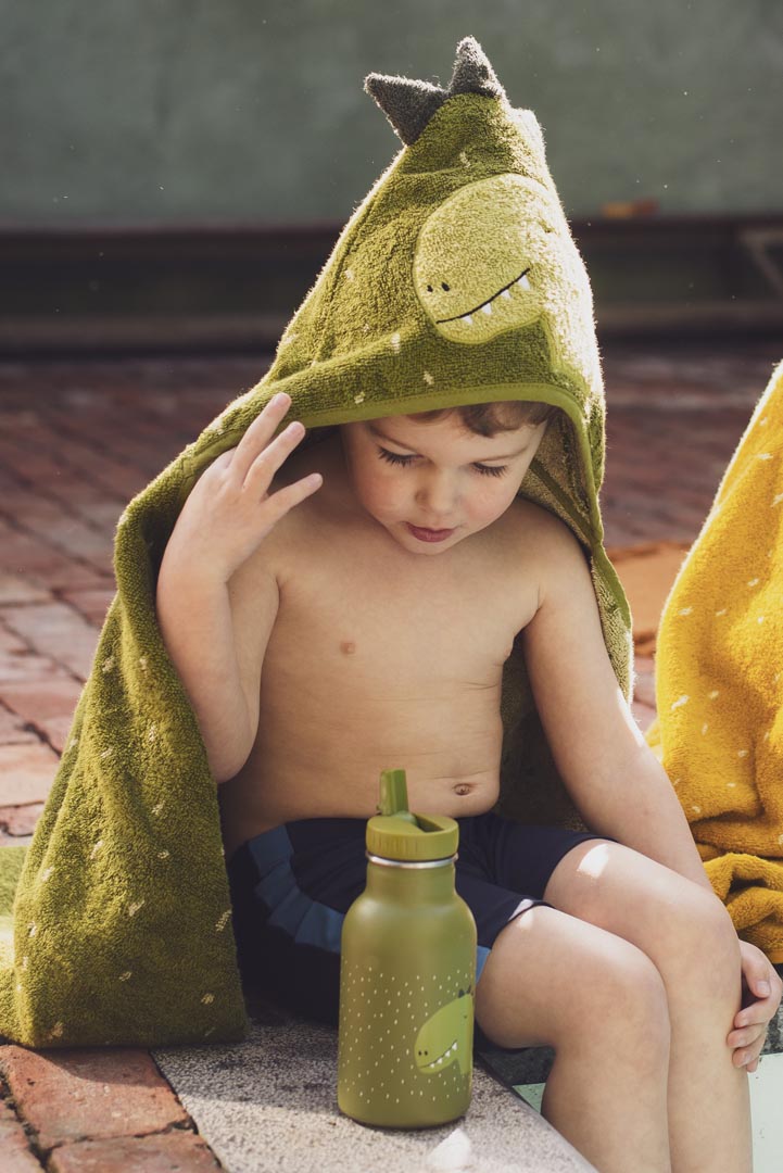 Hooded towel | 70x130cm - Mr. Dino